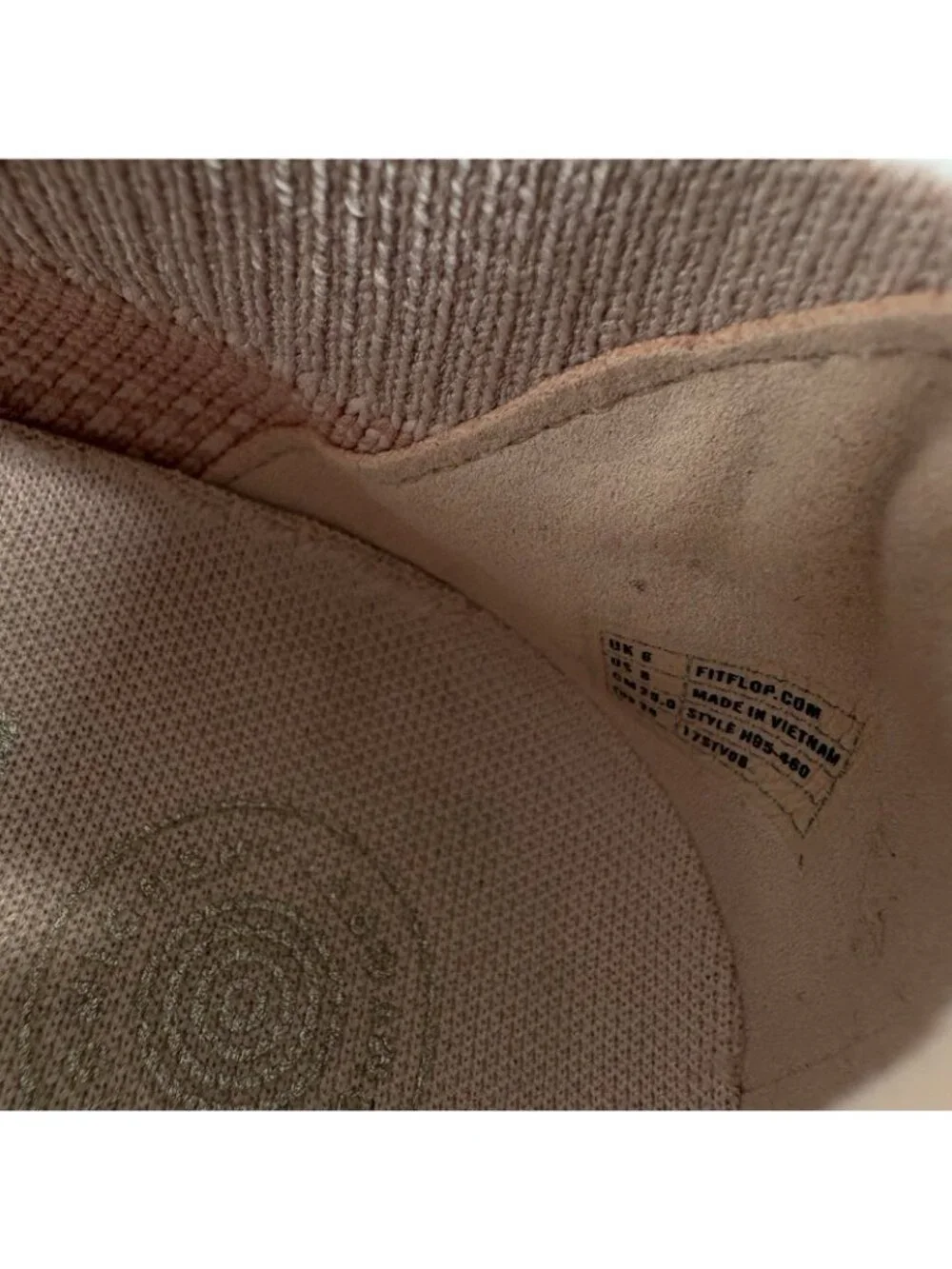 FitFlop Women Size 8 Pink Comfort Stretch Uberknit Slip On Ballerina Flats